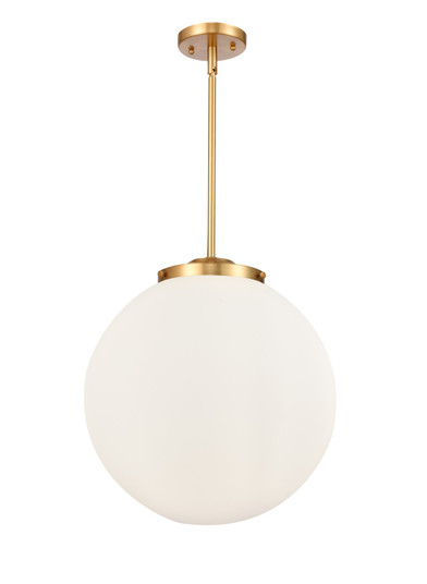 Franklin Restoration LED Pendant in Satin Gold (405|221-3S-SG-G201-16-LED)