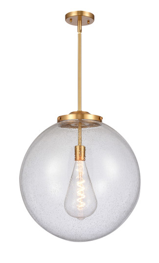 Franklin Restoration One Light Pendant in Satin Gold (405|221-1S-SG-G204-18)