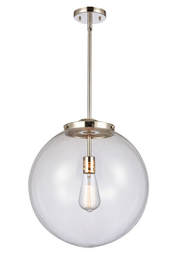 Franklin Restoration LED Pendant in Polished Nickel (405|221-1S-PN-G202-16-LED)
