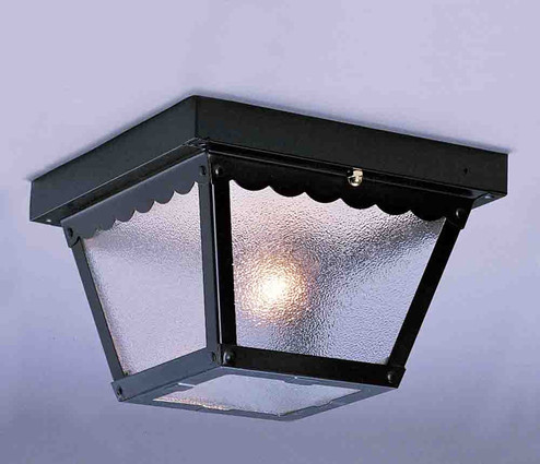 Outdoor Black One Light Ceiling Mount in Black (223|V7231-5)
