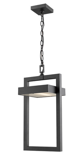 Luttrel LED Outdoor Chain Mount Ceiling Fixture in Black (224|566CHB-BK-LED)