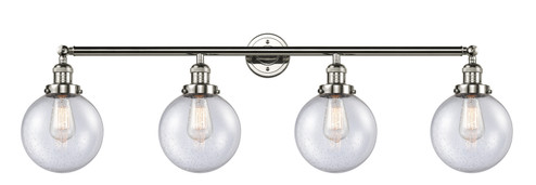 Franklin Restoration Four Light Bath Vanity in Polished Nickel (405|215-PN-G204-8)