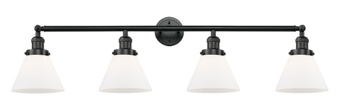 Franklin Restoration Four Light Bath Vanity in Matte Black (405|215-BK-G41)