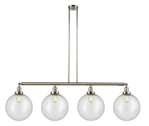 Franklin Restoration LED Island Pendant in Polished Nickel (405|214-PN-G204-12-LED)