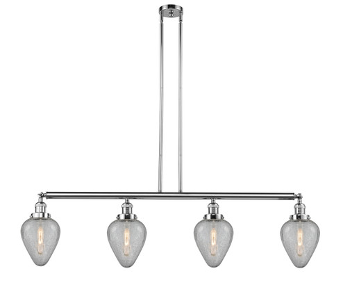 Franklin Restoration Four Light Island Pendant in Polished Chrome (405|214-PC-G165)
