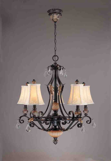 Andalusia Five Light Chandelier in Vintage Bronze (223|V3515-73)