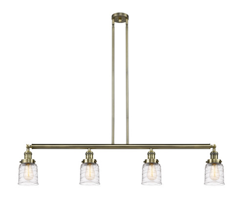 Franklin Restoration LED Island Pendant in Antique Brass (405|214-AB-G513-LED)