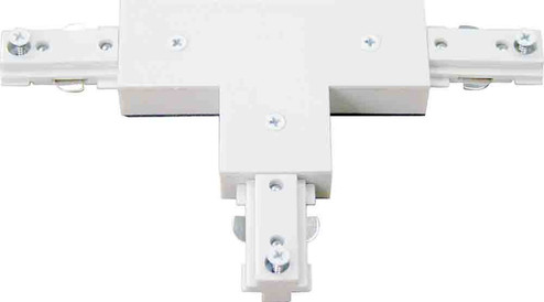 Track Light/Pendant T White Connector to Connect Track Sections End to End in White (223|V2715-6)