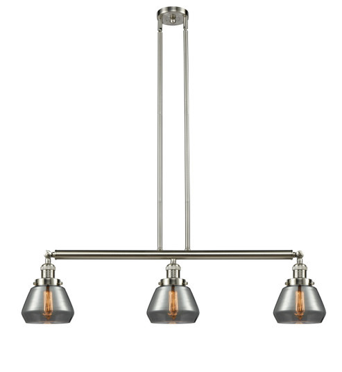 Franklin Restoration LED Island Pendant in Brushed Satin Nickel (405|213-SN-G173-LED)