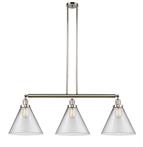 Franklin Restoration LED Island Pendant in Polished Nickel (405|213-PN-G42-L-LED)