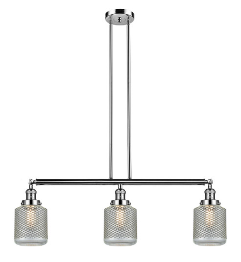Franklin Restoration LED Island Pendant in Polished Nickel (405|213-PN-G262-LED)