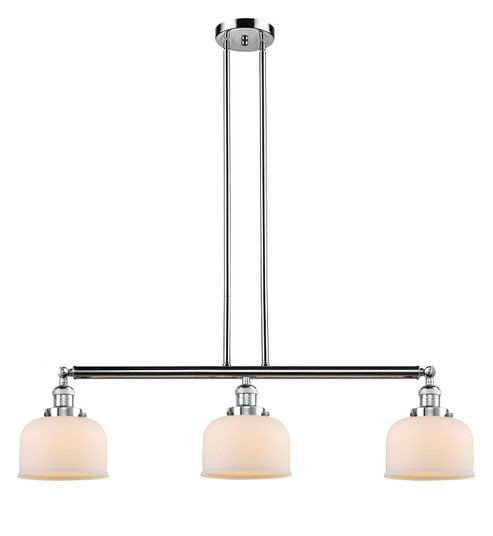 Franklin Restoration Three Light Island Pendant in Polished Chrome (405|213-PC-G71)