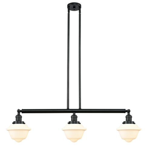 Franklin Restoration LED Island Pendant in Matte Black (405|213-BK-G531-LED)