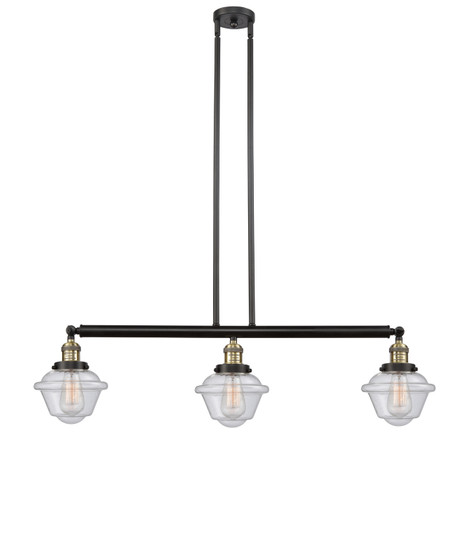 Franklin Restoration LED Island Pendant in Black Antique Brass (405|213-BAB-G534-LED)