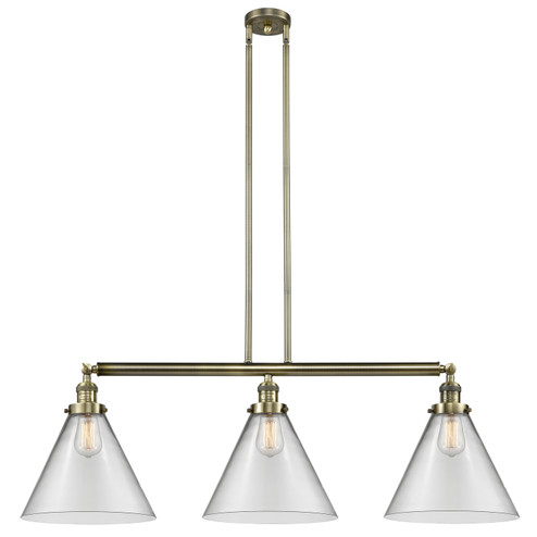 Franklin Restoration LED Island Pendant in Antique Brass (405|213-AB-G42-L-LED)