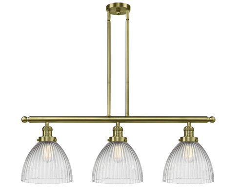Franklin Restoration LED Island Pendant in Antique Brass (405|213-AB-G222-LED)