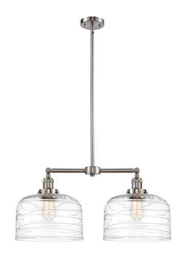 Franklin Restoration LED Island Pendant in Brushed Satin Nickel (405|209-SN-G713-L-LED)
