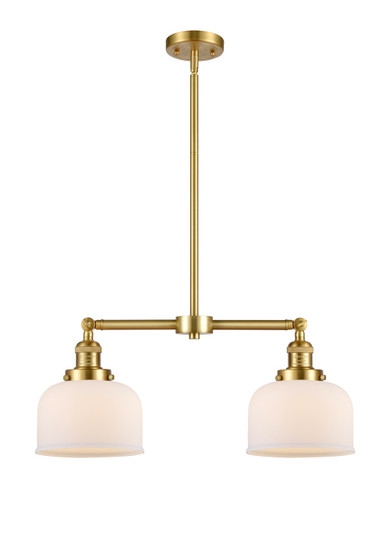 Franklin Restoration LED Island Pendant in Satin Gold (405|209-SG-G71-LED)