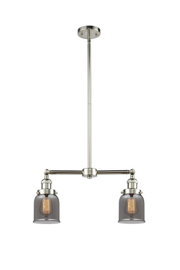 Franklin Restoration Two Light Island Pendant in Polished Nickel (405|209-PN-G53)