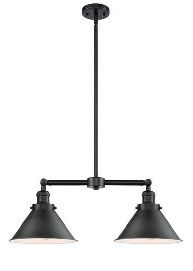 Franklin Restoration Two Light Island Pendant in Oil Rubbed Bronze (405|209-OB-M10-OB)