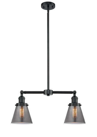 Franklin Restoration Two Light Island Pendant in Oil Rubbed Bronze (405|209-OB-G63)