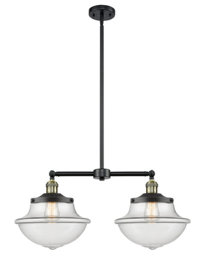 Franklin Restoration LED Island Pendant in Black Antique Brass (405|209-BAB-G542-LED)