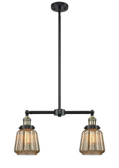 Franklin Restoration LED Island Pendant in Black Antique Brass (405|209-BAB-G146-LED)