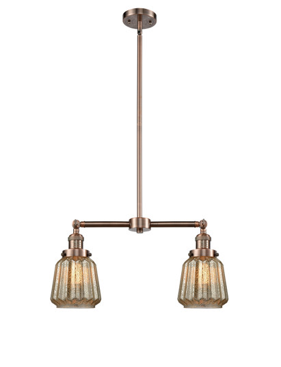 Franklin Restoration LED Island Pendant in Antique Copper (405|209-AC-G146-LED)