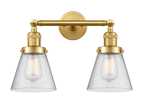 Franklin Restoration LED Bath Vanity in Satin Gold (405|208-SG-G64-LED)