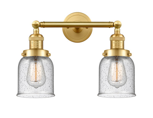 Franklin Restoration Two Light Bath Vanity in Satin Gold (405|208-SG-G54)