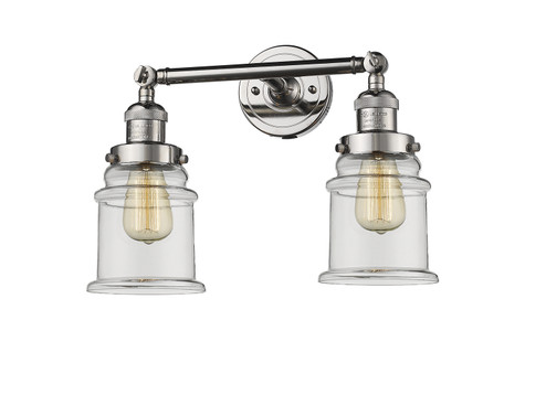 Franklin Restoration Two Light Bath Vanity in Polished Nickel (405|208-PN-G182)