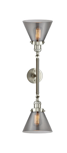 Franklin Restoration LED Bath Vanity in Brushed Satin Nickel (405|208L-SN-G43-LED)
