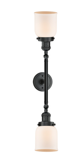 Franklin Restoration LED Bath Vanity in Matte Black (405|208L-BK-G51-LED)