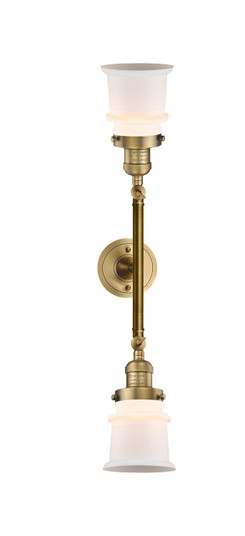 Franklin Restoration LED Bath Vanity in Brushed Brass (405|208L-BB-G181S-LED)