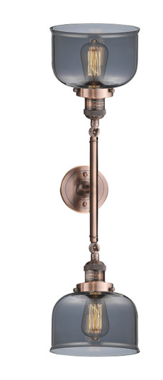 Franklin Restoration LED Bath Vanity in Antique Copper (405|208L-AC-G73-LED)