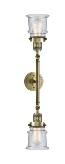 Franklin Restoration LED Bath Vanity in Antique Brass (405|208L-AB-G184S-LED)