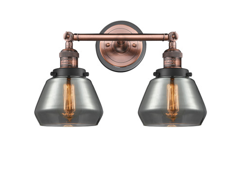 Franklin Restoration Two Light Bath Vanity in Antique Copper (405|208BP-ACBK-G173)