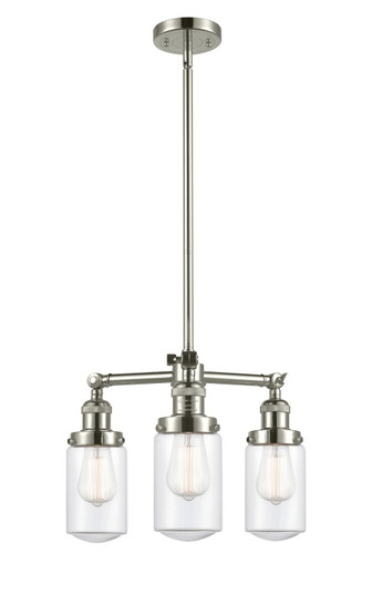 Franklin Restoration LED Chandelier in Polished Nickel (405|207-PN-G312-LED)