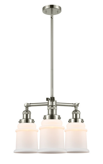 Franklin Restoration LED Chandelier in Polished Nickel (405|207-PN-G181-LED)