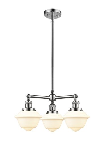 Franklin Restoration Three Light Chandelier in Polished Chrome (405|207-PC-G531)