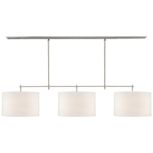 Bryant Three Light Billiard Pendant in Polished Nickel (268|TOB 5005PN-L)