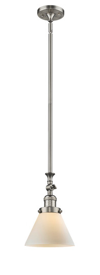 Franklin Restoration One Light Mini Pendant in Brushed Satin Nickel (405|206-SN-G41)