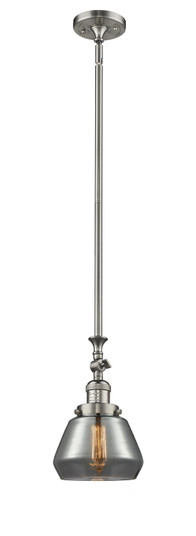 Franklin Restoration LED Mini Pendant in Brushed Satin Nickel (405|206-SN-G173-LED)