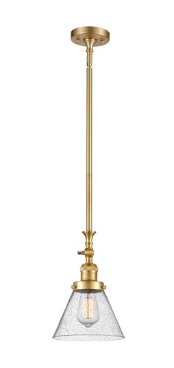 Franklin Restoration One Light Mini Pendant in Satin Gold (405|206-SG-G44)