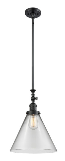 Franklin Restoration LED Pendant in Matte Black (405|206-BK-G42-L-LED)