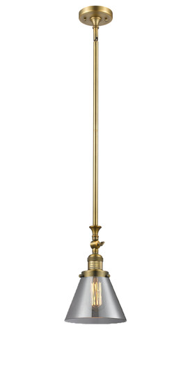 Franklin Restoration LED Mini Pendant in Brushed Brass (405|206-BB-G43-LED)