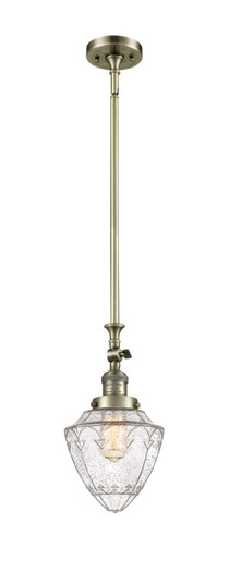 Franklin Restoration LED Mini Pendant in Antique Brass (405|206-AB-G664-7-LED)