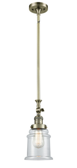 Franklin Restoration LED Mini Pendant in Antique Brass (405|206-AB-G182-LED)