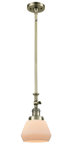 Franklin Restoration LED Mini Pendant in Antique Brass (405|206-AB-G171-LED)