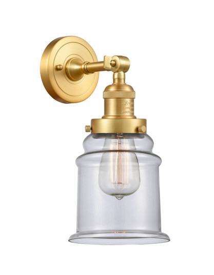 Franklin Restoration One Light Wall Sconce in Satin Gold (405|203-SG-G182)